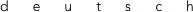 deutsch